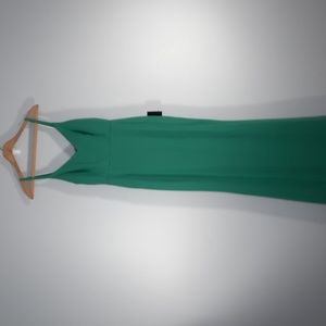 NWT LULUS GREEN SLEEVELESS MAXI DRESS SZ S